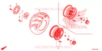 ROUE AVANT pour Honda FOURTRAX 500 FOREMAN RUBICON 4X4 AT DCT EPS DELUXE de 2019