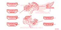 AUTOCOLLANTS pour Honda FOURTRAX 500 FOREMAN 4X4 Electric Shift de 2016