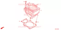 CYLINDRE pour Honda FOURTRAX 500 FOREMAN 4X4 Electric Shift de 2016