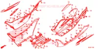 MARCHE PIEDS pour Honda PCX 150 ABS de 2019