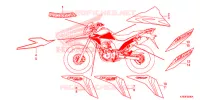 AUTOCOLLANTS pour Honda XR 190 de 2021