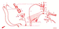 LEVIER DE GUIDON   CABLE   COMMODO pour Honda XR 190 de 2021