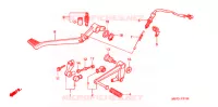 PEDALE pour Honda XL 1000 VARADERO de 2000