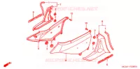 COUVERCLES LATERAUX pour Honda GL 1800 GOLD WING de 2008