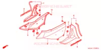 COUVERCLES LATERAUX pour Honda GL 1800 GOLD WING NAVI AIRBAG de 2008