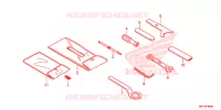 OUTIL pour Honda CBR 1000 RED de 2019