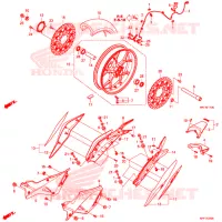 ROUE AVANT pour Honda CBR 1000 BLACK de 2019