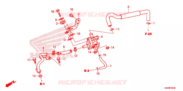 FILTRE A AIR - SOUPAPE D'AIR Honda MOTO 160 HORNET 2017  CBF160MG