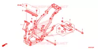 CADRE pour Honda ZOOMER 110 X de 2016