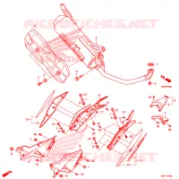SILENCIEUX D'ECHAPPEMENT pour Honda ZOOMER 110 X de 2017