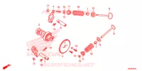 ARBRE A CAMES   SOUPAPE pour Honda ZOOMER 110 X de 2016