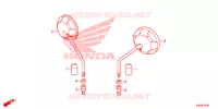 RETROVISEUR pour Honda ZOOMER 110 X de 2016