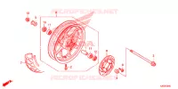 ROUE AVANT pour Honda ZOOMER 110 X de 2016