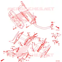 SILENCIEUX D'ECHAPPEMENT pour Honda ZOOMER 110 X de 2016