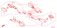 CLIGNOTANT pour Honda CBF 160 XBLADE de 2017