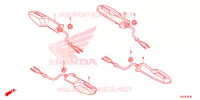 CLIGNOTANT pour Honda CB 190 R REPSOL de 2016