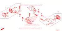 CLIGNOTANT pour Honda ZOOMER 110 X de 2019