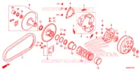 EMBRAYAGE pour Honda ZOOMER 110 X de 2019