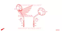RETROVISEUR pour Honda ZOOMER 110 X de 2019