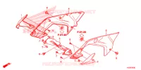 COUVERCLES LATERAUX pour Honda CBF 160 XBLADE REAR BRAKE DRUM de 2017