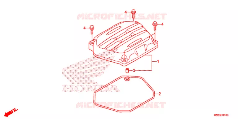 COUVRE CULASSE Honda MOTO 110 CD 2017  CB110C2H