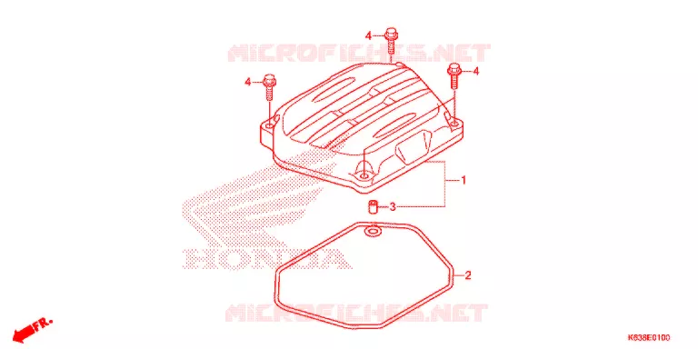 COUVRE CULASSE Honda MOTO 110 CD 2017  CB110C2MH