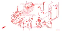 BATTERIE pour Honda CBF125 2ID de 2016