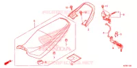 SELLE pour Honda CBF125 2ID de 2016