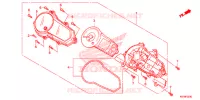 COMPTEUR pour Honda CBF125 3ID de 2016