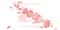 EMBRAYAGE  pour Honda CBF125 ID de 2016