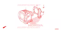 CYLINDRE pour Honda SCV 110 ACTIVA ID de 2014