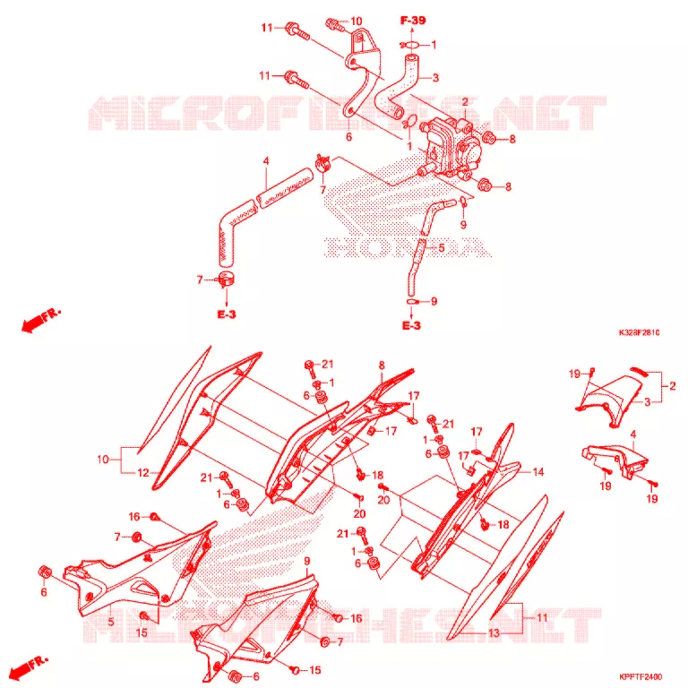 FILTRE A AIR - SOUPAPE D'AIR Honda SCOOTER 110 ACTIVA 2015  SCV110HF