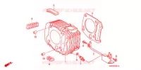 CYLINDRE (2) pour Honda BIZ 125 SOMENTE PEDAL DE PARTIDA de 2009