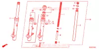 FOURCHE pour Honda BIZ 125 SOMENTE PEDAL DE PARTIDA de 2009
