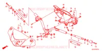 GUIDON   CARENAGE (2) pour Honda BIZ 125 SOMENTE PEDAL DE PARTIDA de 2009