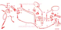 LEVIER DE GUIDON   CABLE   COMMODO pour Honda BIZ 125 SOMENTE PEDAL DE PARTIDA de 2009