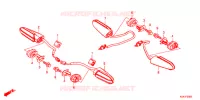 CLIGNOTANT pour Honda CB 250 R ABS de 2021
