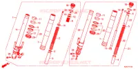 FOURCHE pour Honda CB 250 R ABS de 2021