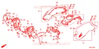 OUIES DE RADIATEUR   CAPOT DE RESERVOIR pour Honda CB 250 R ABS de 2021