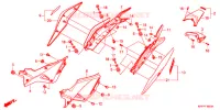 COUVERCLES LATERAUX pour Honda CBR 150 R de 2016
