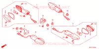 CLIGNOTANT pour Honda CBR 150 R LEGEND SPORT de 2017