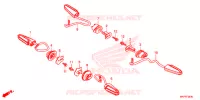 CLIGNOTANT pour Honda CBR 500 R ABS de 2019