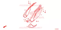 COUVERCLES LATERAUX (CRF110F'19 ) pour Honda CRF 110 de 2020