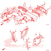 SILENCIEUX D'ECHAPPEMENT pour Honda PIONEER 1000 M3 EPS de 2020