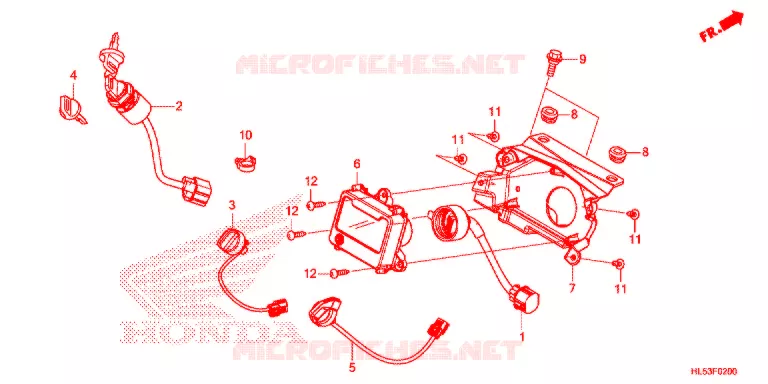 COMMODO - COMPTEUR Honda ATV 500 PIONEER 2020  SXS500ML