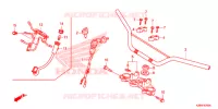 GUIDON pour Honda CRF 125 F de 2020