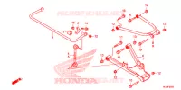 BRAS ARRIERE pour Honda PIONEER 700 M2 DELUXE de 2020