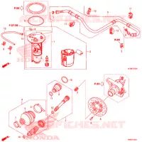 POMPE A ESSENCE pour Honda PIONEER 700 M2 DELUXE de 2020