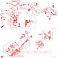 POMPE A ESSENCE pour Honda PIONEER 700 M2 DELUXE CAMO de 2020
