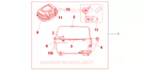 TOP CASE 45L pour Honda NC 700 X de 2012